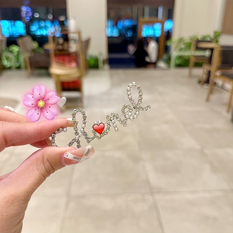 Kẹp tóc đính đá, cài tóc mái thời trang phù hợp đi chơi dự tiệc chụp ảnh làm quà tặng - Hari Korea Accessories