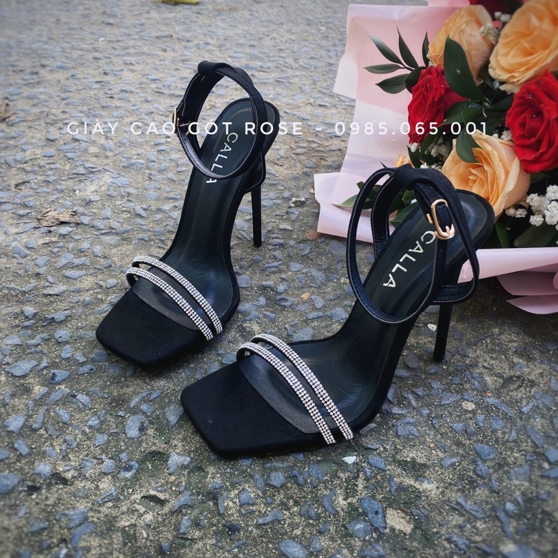 Sandal 2 dây đá cao cấp