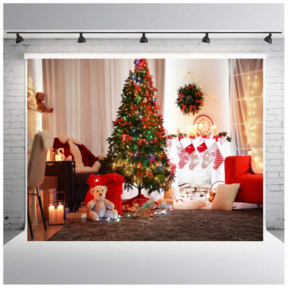 Phông Nền Chụp Ảnh B4J1 Kích Thước 125 * 80cm Phong Cách Giáng Sinh Độc Đáo