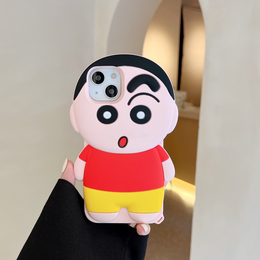 Ốp Điện Thoại Mềm Chống Rơi Họa Tiết Hoạt Hình Xiaoxin 3D Cho iPhone 14 14PRO max 13 12PRO max 13pro max