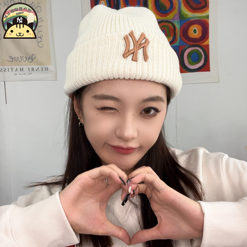 Mũ Len Beanie B LA Nam Nữ Hàn Quốc Phong Cách Hip Hop Mới Thời Trang 2022