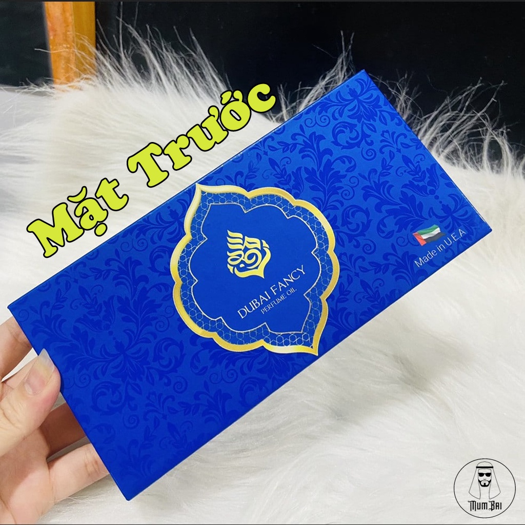 Tinh dầu nước hoa dubai mini dạng lăn 5ml, Set 5 chai tinh dầu dubai lưu hương lâu trên 8h