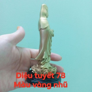Tượng Phật Bà Quan Âm đứng ( cao 13 cm)
