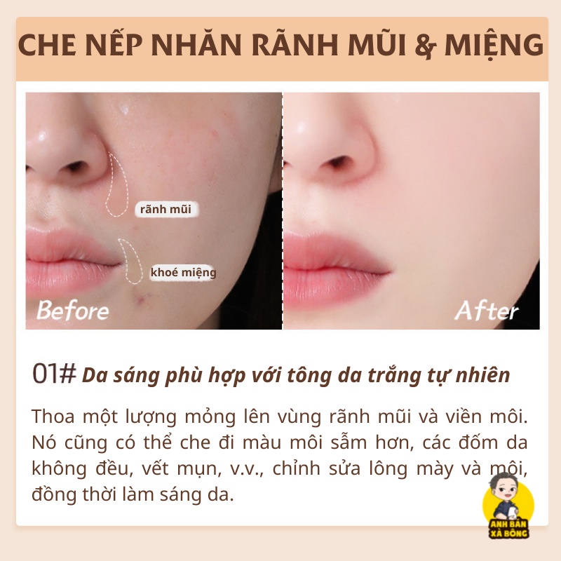Thanh Che Khuyết Điểm NOVO Silky Moisturizing Liquid Concealer 5548