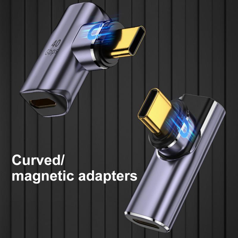 Cáp Chuyển Đổi Ankndo USB4.0 Thunderbolt3 Từ Tính USB C Sang Type C 40Gbps 100W 8K @ 60Hz USB Type C