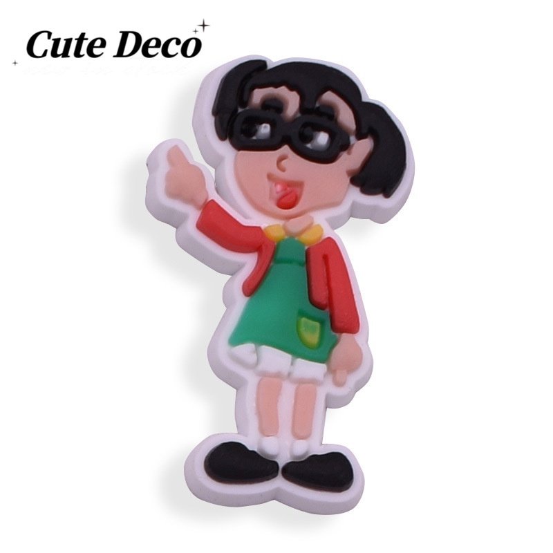 [Deco] Giày Crocs Cài Nút Hoạt Hình Bé Gái Dễ Thương (10 Loại) / Hoa Hồng / Bia / Chai Bia Nút Charm Dễ Thương DIY