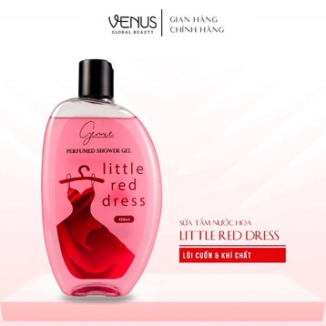 Sữa Tắm Nước Hoa Nữ Gennie Lôi Cuốn & Khí Chất 450ml Little Red Dress For Her