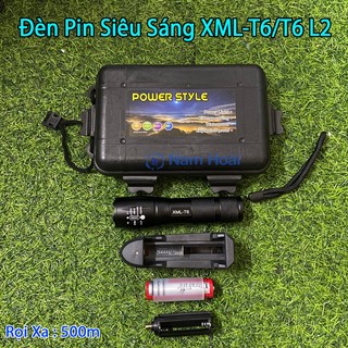Đèn pin siêu sáng xml-t6 và xml-t6 l2 cao cấp chống nước