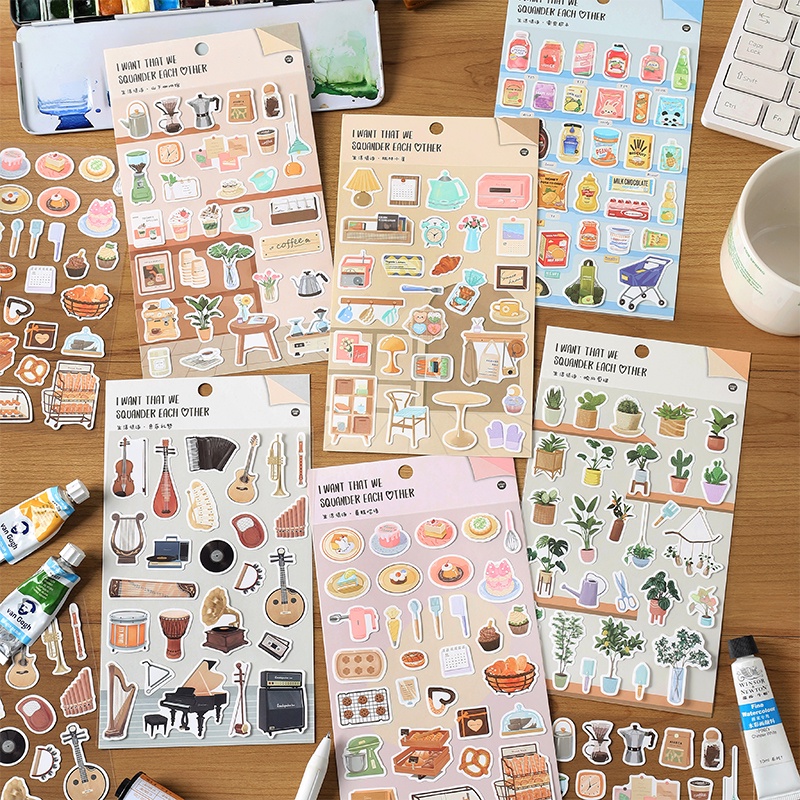 Sổ Tay Dán Sổ Lưu Niệm Bằng Giấy Washi