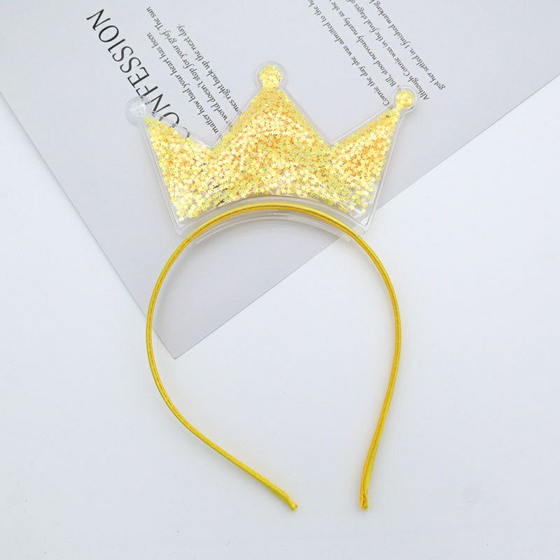 Mới | Bờm cài tóc Kim tuyến vương miện và nơ mickey siêu xinh lấp lánh