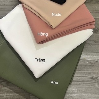 Vải quần xuất dư - vải trượt chất mềm suôn dày dặn đẹp thoáng nhẹ khổ 1.5m