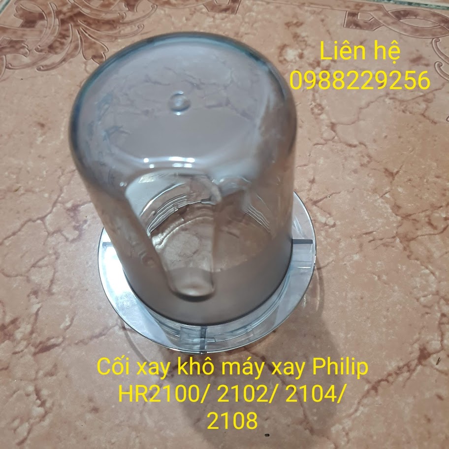 Linh kiện cốc xay khô, cóc xay sinh tố máy xay sinh tố Philips HR2100 HR2102 HR2104 HR2106 HR2108