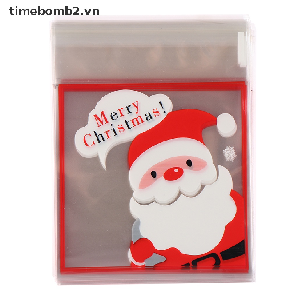 {Christmas &amp; 2023} 100 Túi Đựng Kẹo Giáng Sinh Trong Suốt