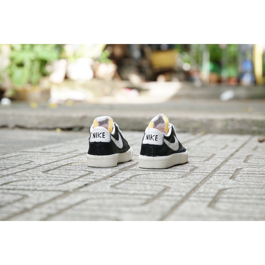 Giày Thể Thao BLAZER LOW  77 BLACK / WHITE DA6364-001  GIÀY CŨ CHÍNH HÃNG