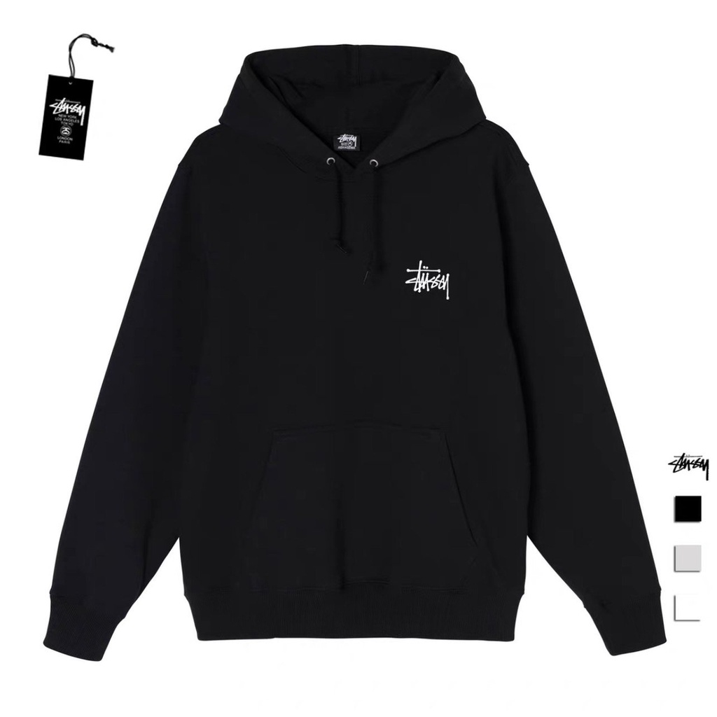 Áo hoodie Stussy Basic , chính hãng , logo in và thêu hình chuẩn form , cao cấp TPP513