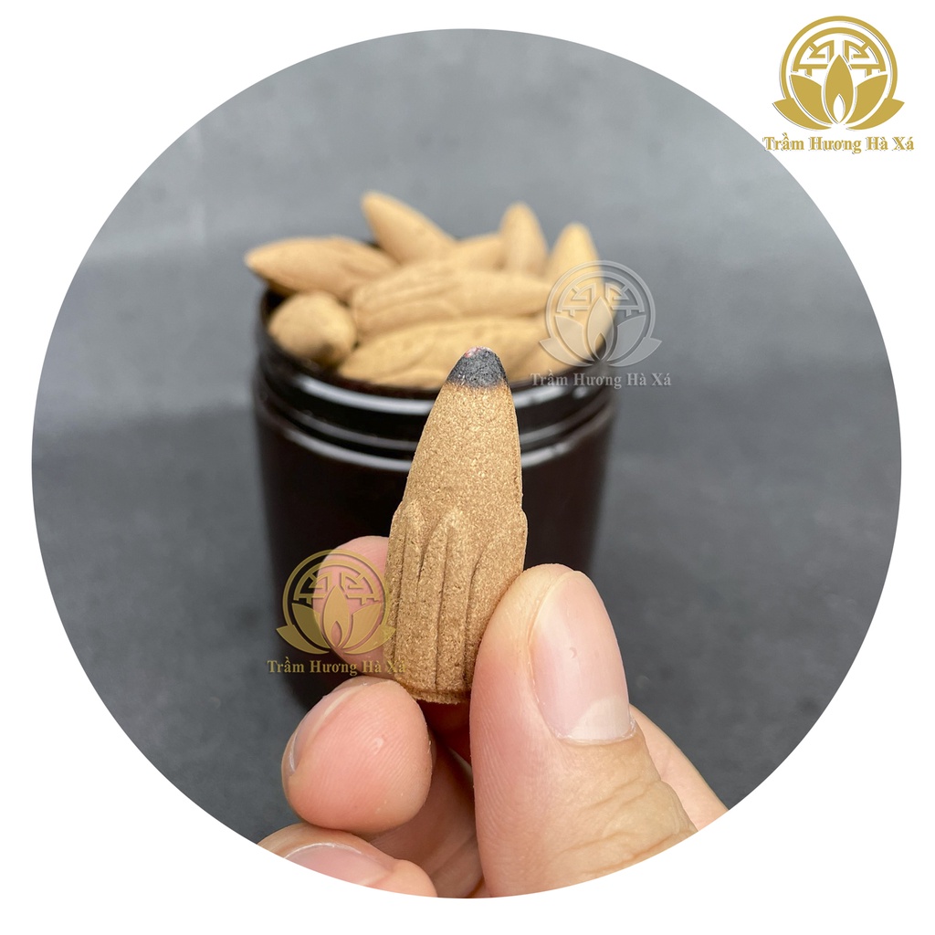 Bộ 2 hộp nhang nụ Trầm Hương Hà Xá xông nhà 100g x 2 đồ thờ cúng phong thủy