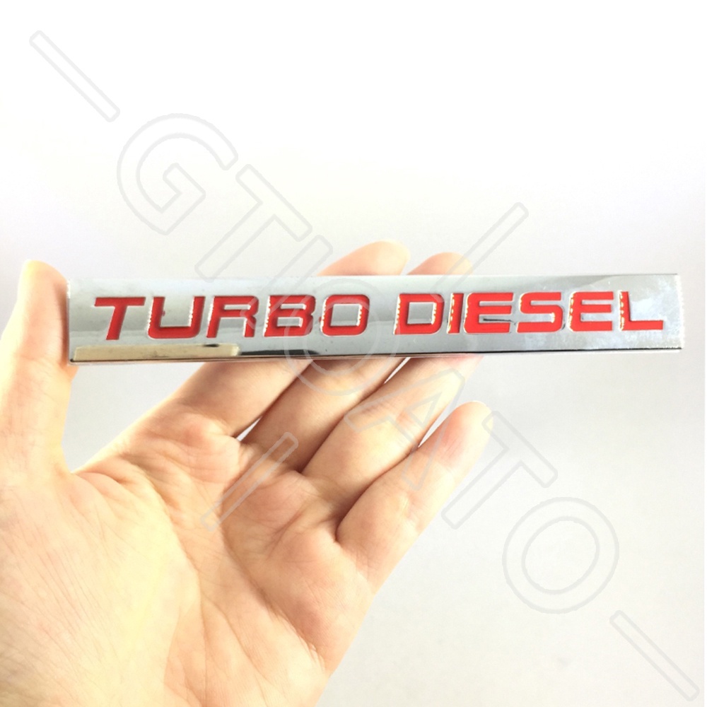 GTIOATO TURBO DEISEL Huy Hiệu Xe Hơi Biểu Tượng Xe Biểu Tượng Ô Tô Biểu Tượng Oto Hợp Kim Nhôm Biểu Tượng Xe Hơi Turbo TăNg ÁP Huy Hiệu Ô Tô Phụ KiệN Trang Trí Ô Tô