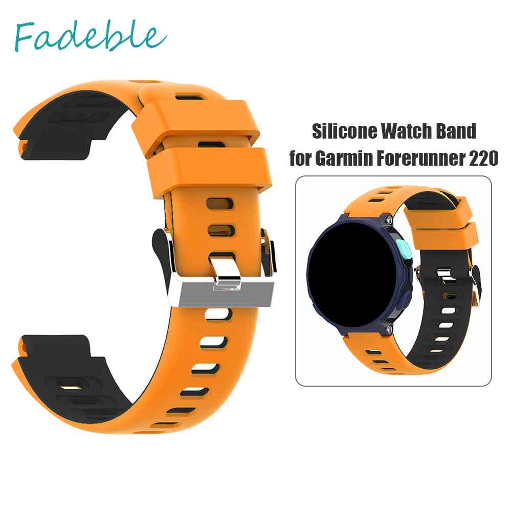 Dây Đeo Silicone Cho Đồng Hồ Thông Minh Garmin Forerunner 220 / 230 / 235 / 620 / 630 / 735xt