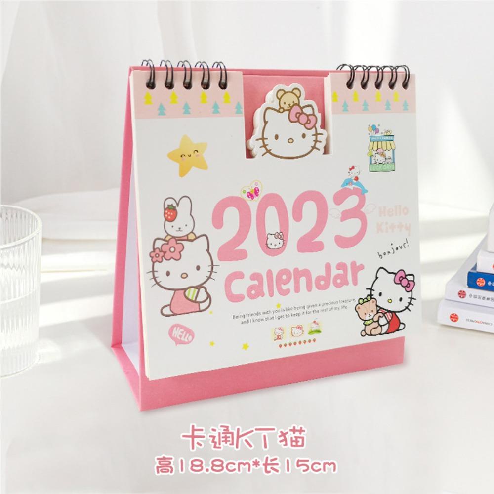 Lịch Để Bàn Mini DWAYNE 2023 Họa Tiết Hoạt Hình My Melody Xinh Xắn