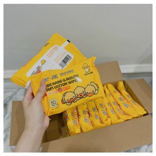 📛FREESHIP📛 Combo 5 Thùng 10 gói giấy ướt hình thú kháng khuẩn (GIAO NGẪU NHIÊN)