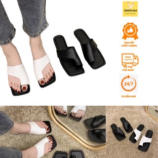Dép nữ quai ngang bản to mix kẹp ngón-dép lê nữ- form chuẩn( xỏ ngón bản to)