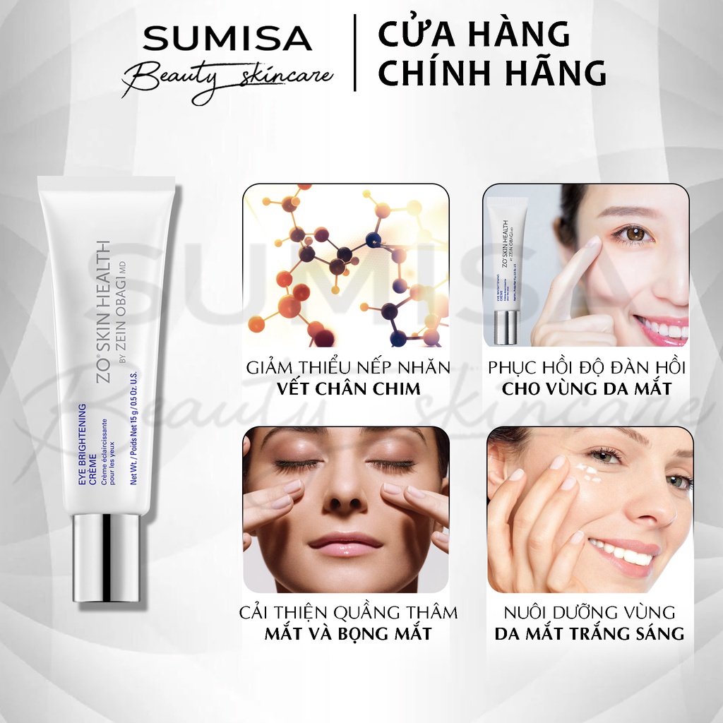 ZO SKIN HEALTH EYE BRIGHTENING CREME KEM DƯỠNG DA MẮT