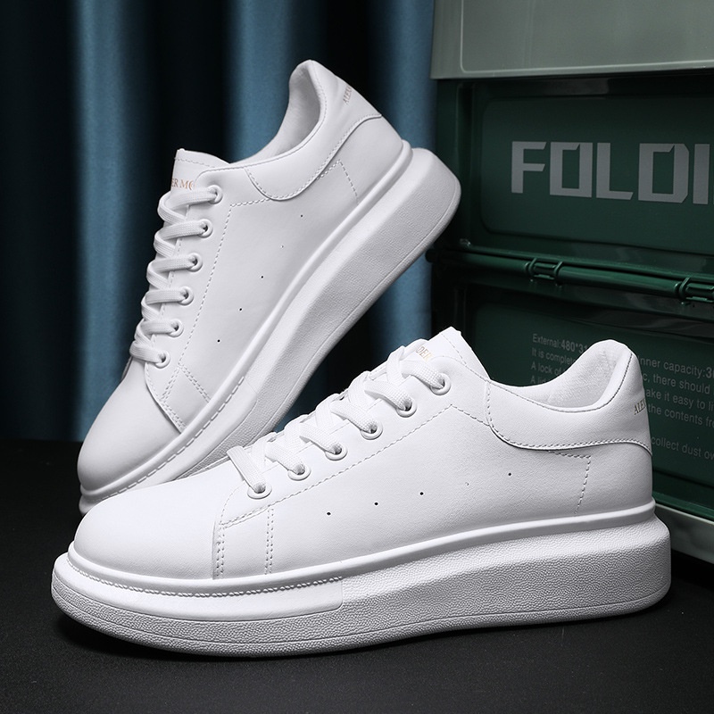 Big Size 35-44 Giày alexander mc queen thể thao giày đế cao nam nữ đen trắng mcq giày đi học giá rẻ GO6