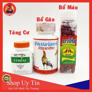 Combo 3 lọ vitamin tăng cơ-bổ gân-bổ máu