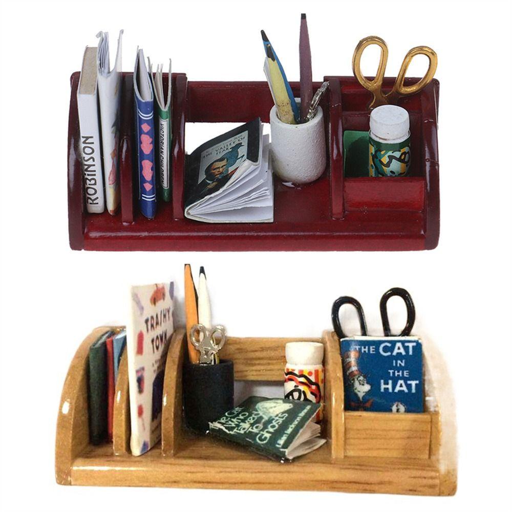 IVORY Mô Hình Cuốn Sách Mini Dùng Trang Trí Nhà Búp Bê