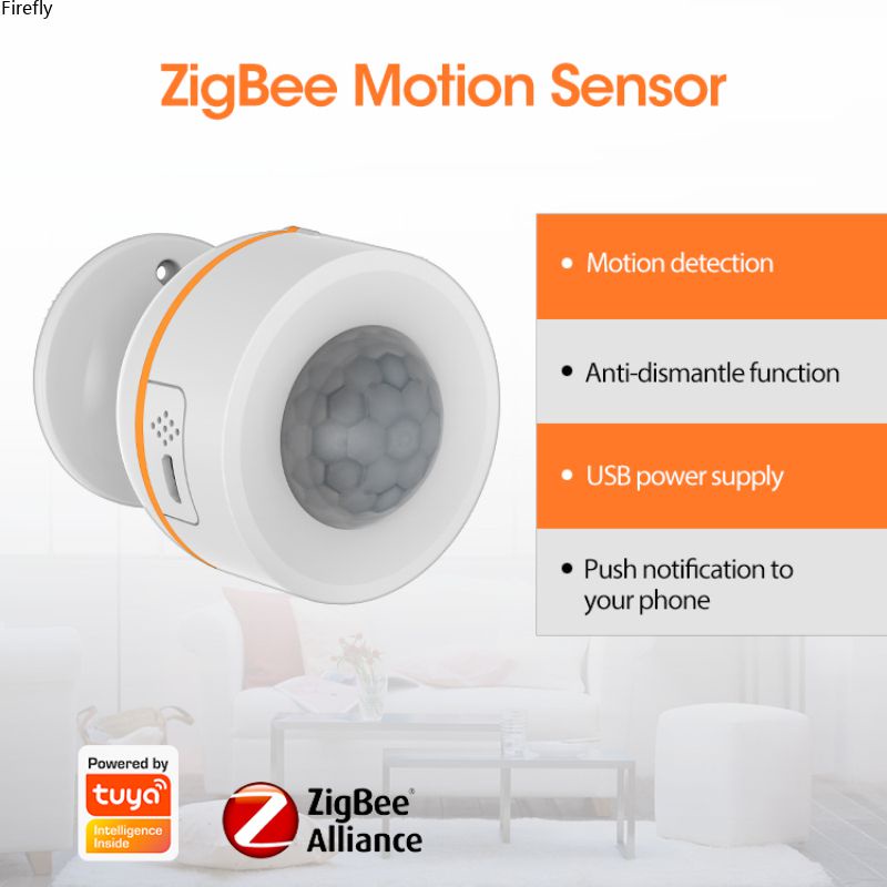 Aubess Tuya Power ZigBee Cảm Biến Chuyển Động Không Dây Tích Hợp Hồng Ngoại