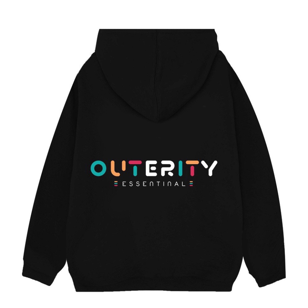 Áo Hoodie Zip OUTERITY Mũ Trùm Unisex , Áo Khoác Nỉ Phù Hợp Nam Nữ