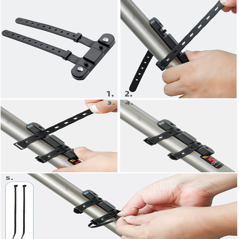 Đế Silicone Gắn Bình Nước Cho Xe Đạp Brompton Pikes
