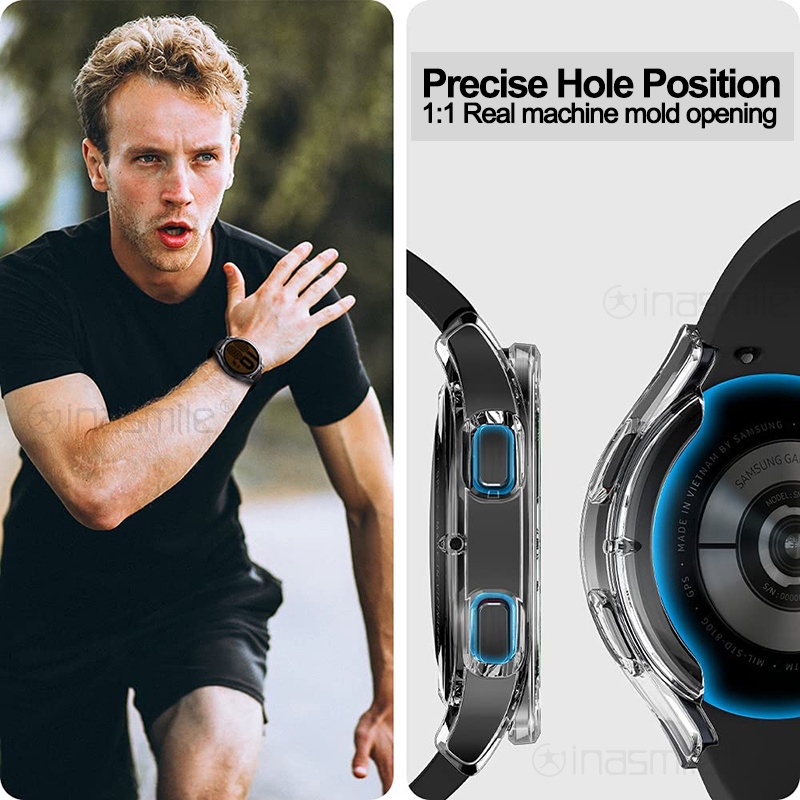 Ốp Silicone DẻO BảO Vệ MàN HìNh Cho ĐồNg Hồ Samsung Galaxy Watch 5 4 40 / 44mm Samsung Active 2