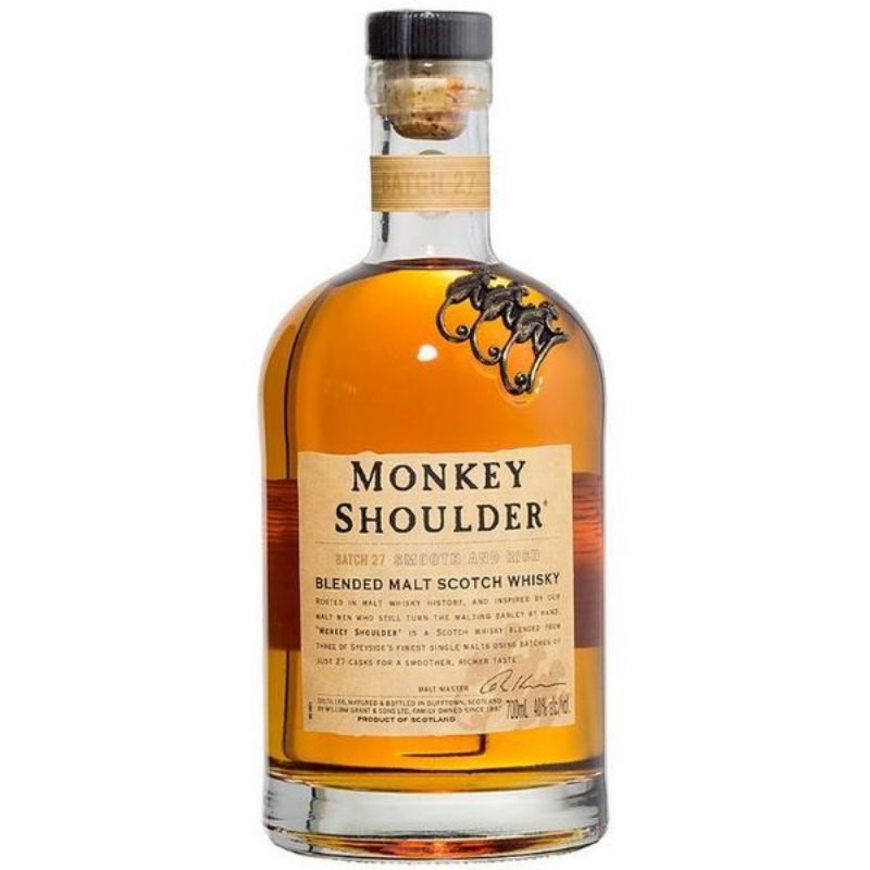 Vỏ Chai Rượu Ngoại Monkey Cao Cấp Thủy Tinh 700ML Rất Đẹp.