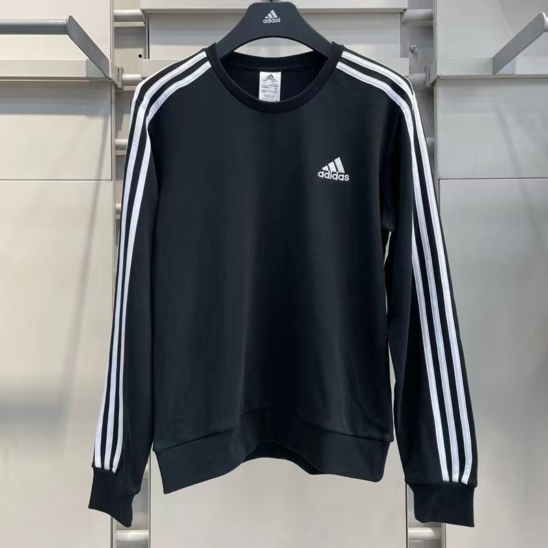 Áo Sweater Thể Thao Cotton Nguyên Chất Thêu Logo Adidas Thời Trang Cho Nam Và Nữ