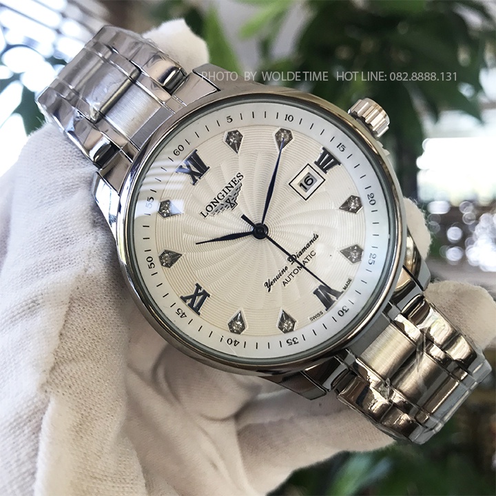 Đồng hồ LG01 Nam, Dây thép đúc đặc cao cấp, Full hộp, Mặt Sapphire chống xước, chống nước thẻ bảo hành 2 năm