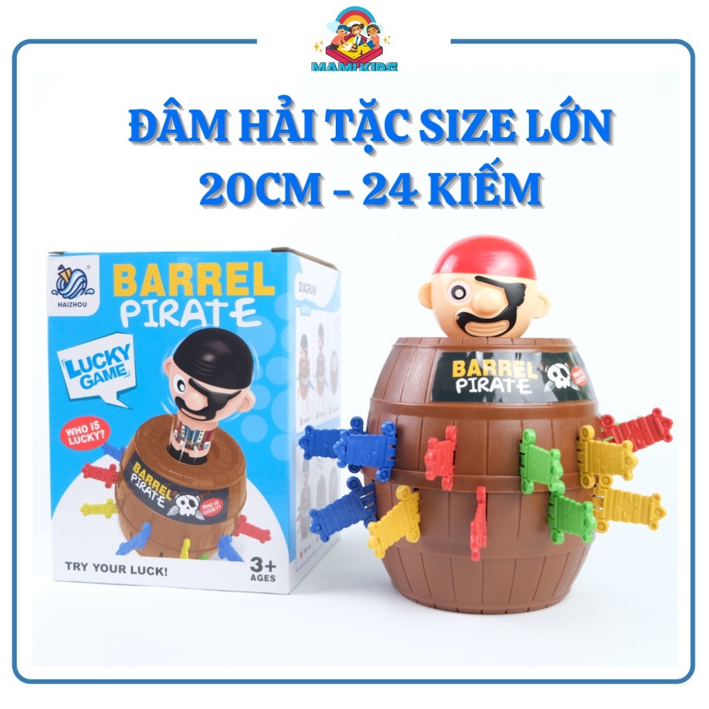 Đâm hải tặc, đâm thùng phi size lớn 20cm 24 kiếm