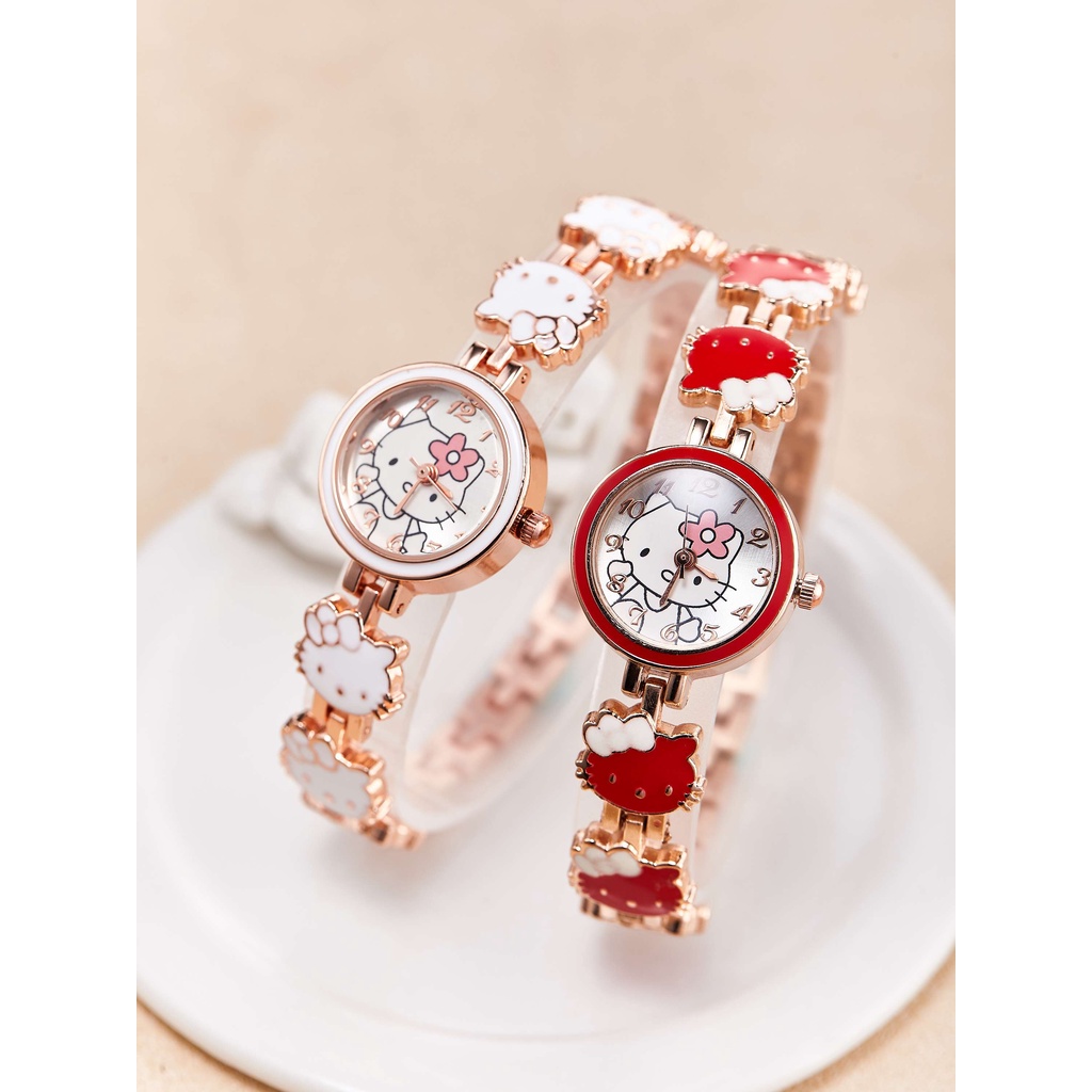 ĐỒNG HỒ NỮ JW MINI Hello kitty CỰC XINH
