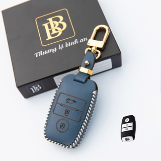 Bao Da Chìa Khóa ô tô KIA Seltos, cerato, k3 14-18, Sorento, Rio, Rondo, Soluto Da thật, giá tận xưởng, BH 2 năm