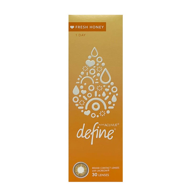 Kính áp Tròng 1-Day Acuvue Define Fresh Honey 30 Lenses
