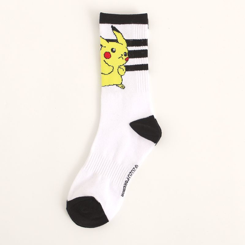 Vớ Cotton Cổ Cao Họa Tiết Hoạt Hình Phong Cách Harajuku Nhật Bản 2022