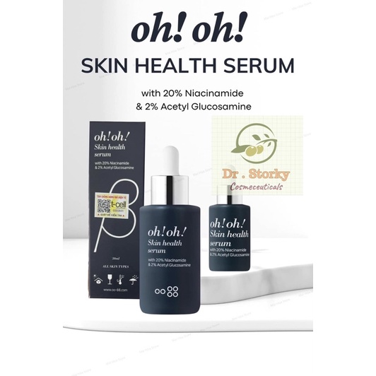 Serum oh!oh! SKIN HEALTH SERUM 20% NIACINAMIDE & 2 ACETYL GLUCOSAMINE