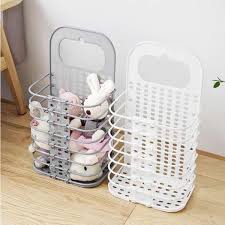 GIỎ ĐỰNG ĐỒ GẤP GỌN ĐA NĂNG THÔNG MINH VIỆT NHẬT GIỎ TREO TƯỜNG ĐỰNG QUẦN ÁO ĐỒ DÙNG NHÀ TẮM