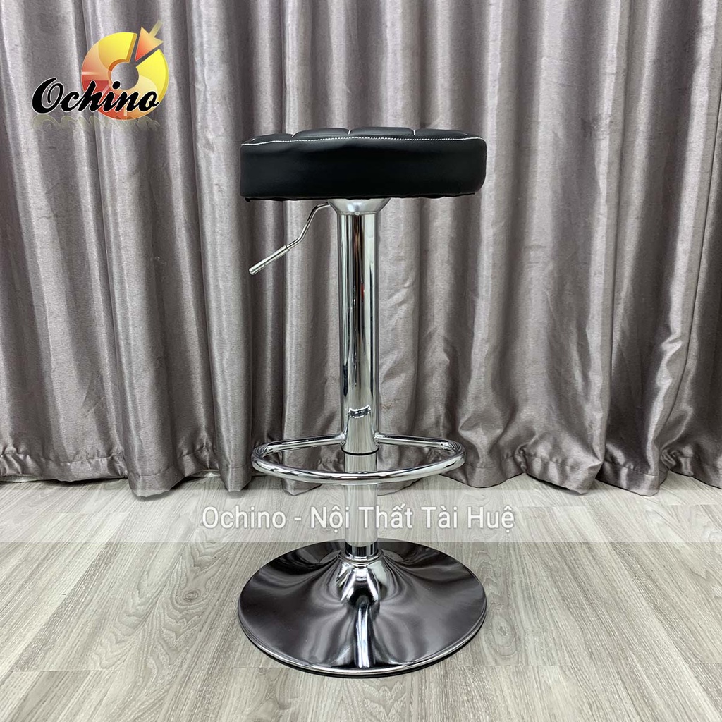 Ghế Bar, Ghế Trang Điểm Mẫu Tròn Múi Sang Chảnh Điều Chỉnh Độ Cao 60/80 Và Xoay 360 Độ (Có Sẵn)