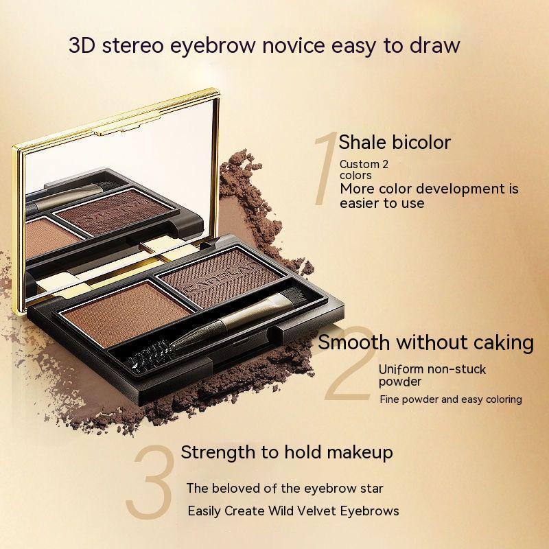 Phấn Kẻ Lông Mày Carlan Chống Thấm Nước Và Mồ Hôi Không Phai Màu Tự Nhiên Và Bền Màu Cho Người Mới Bắt Đầu