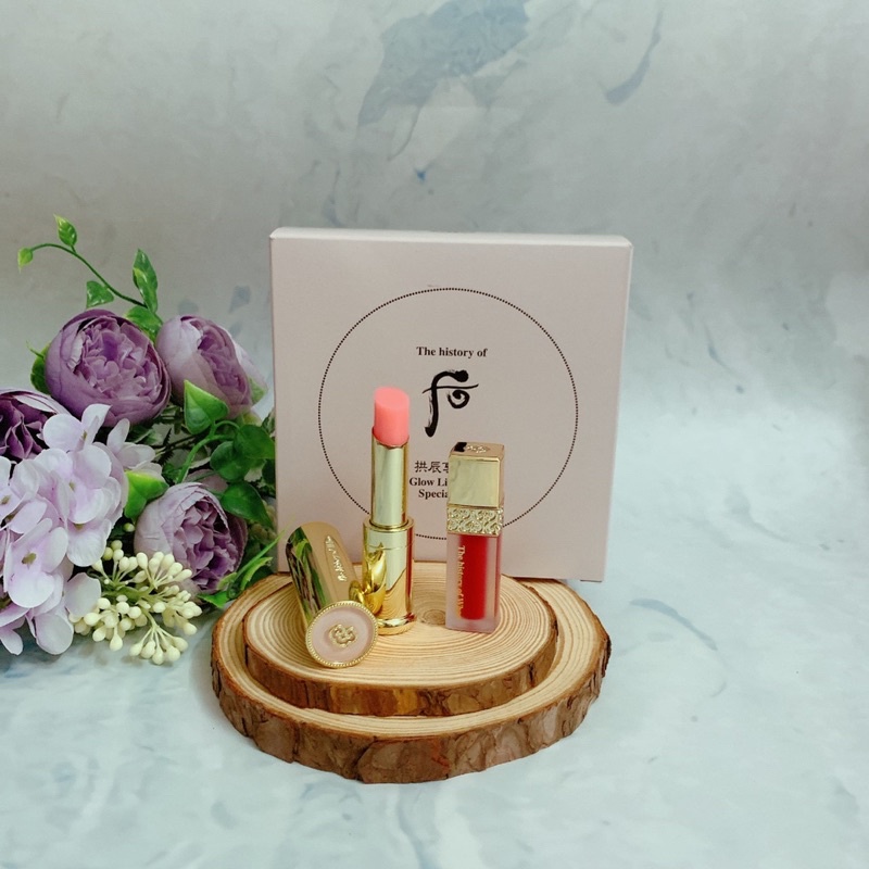 🌸Set son dưỡng Whoo Glow lip Balm