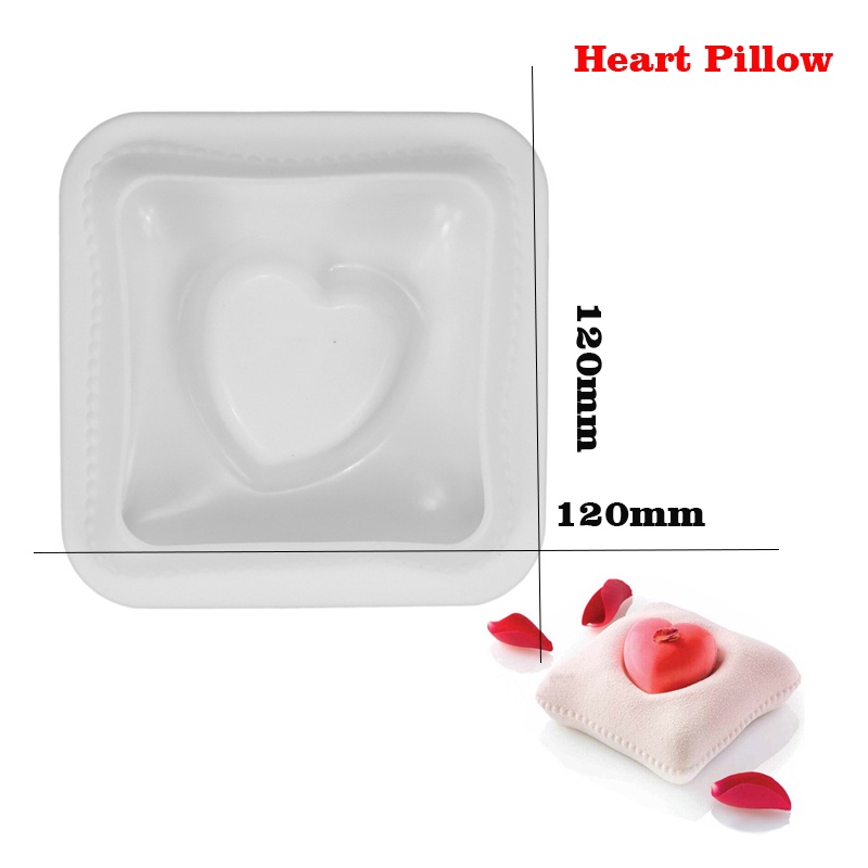 Khuôn Silicone 32 Ngăn Làm Bánh Hình Đám Mây / Trái Tim / Đám Mây