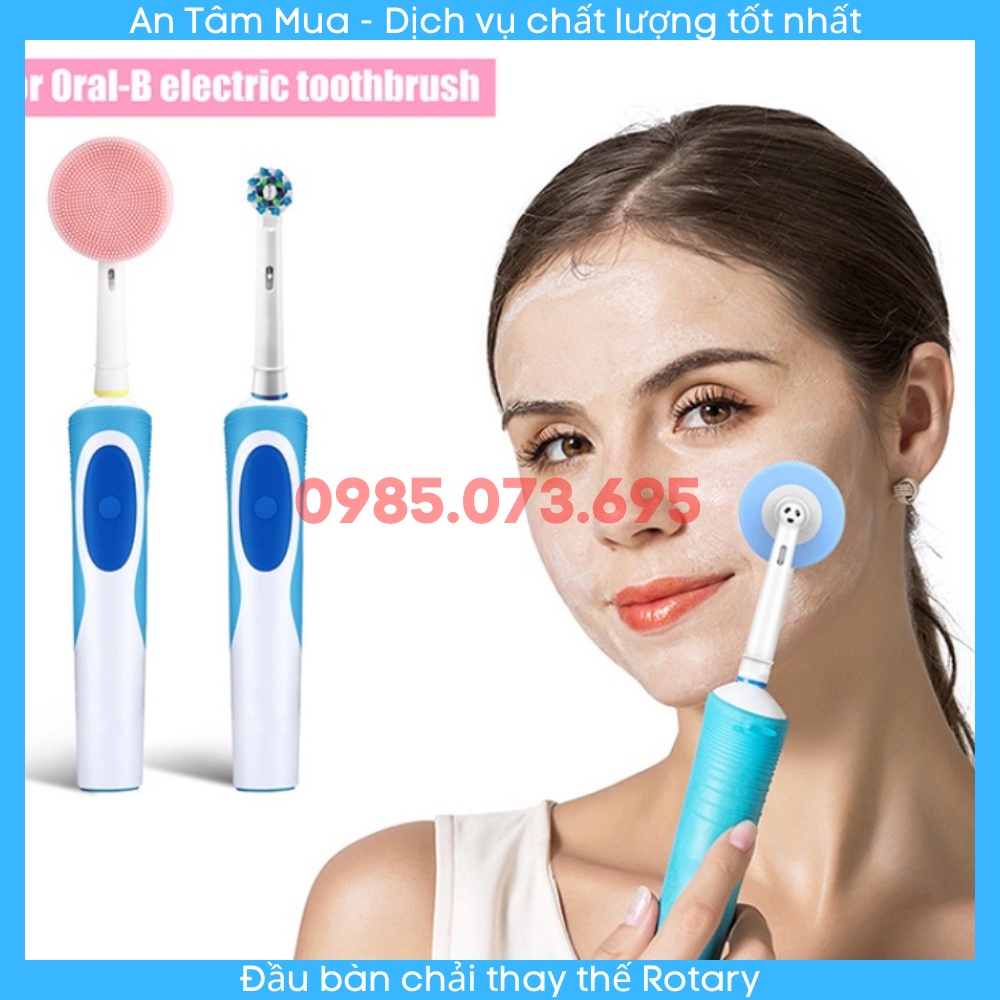 Đầu bàn chải thay thế Rotary biến bàn chải điện Oral B thành máy rửa mặt