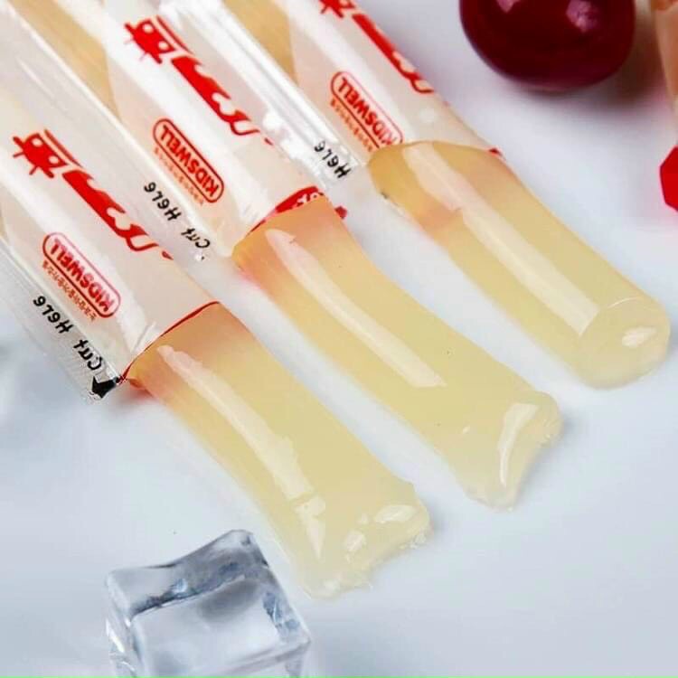 Thạch Que Kidswell Vị Sữa Chua Và Vị Trái Cây Hàn Quốc Gói 20 Cái 386g