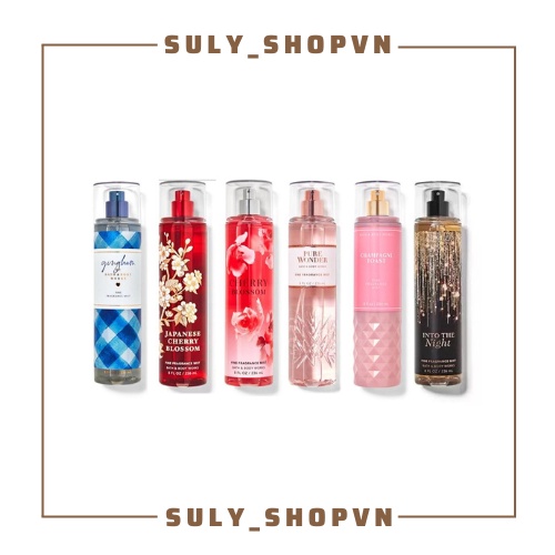 Xịt Thơm Toàn Thân Body Mist Bath And Body Works Fullsize Lưu Hương Lâu